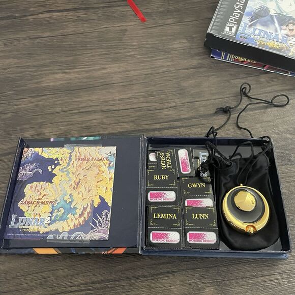 Lunar 2: Eternal Blue Complete Map & Pendant - Sony PlayStation 1 PS1 CIB - Picture 6 of 12